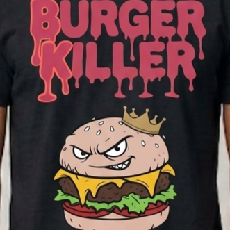 T-shirt Burger Killer - Homme - image principale
