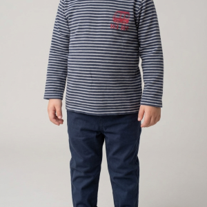 Tshirt bébé marinière - "In extenso" - T86cm (18-24 mois)