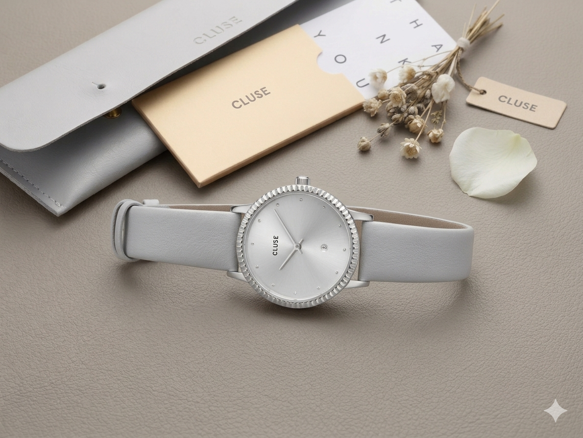 Montre CLUSE femme cadran gris et argenté - Neuve porté