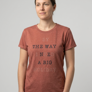T-shirt Terracotta chiné - "Influx" - T46/48