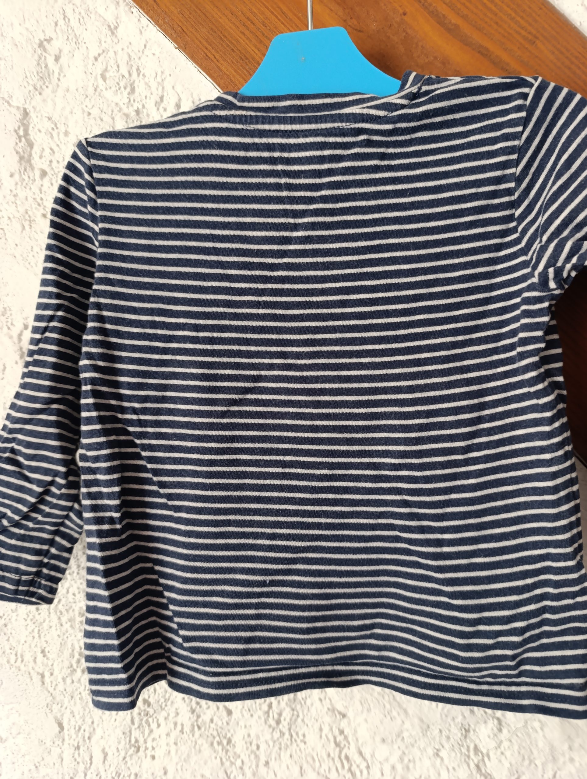 Tshirt bébé marinière - "In extenso" - T86cm (18-24 mois) – Image 5