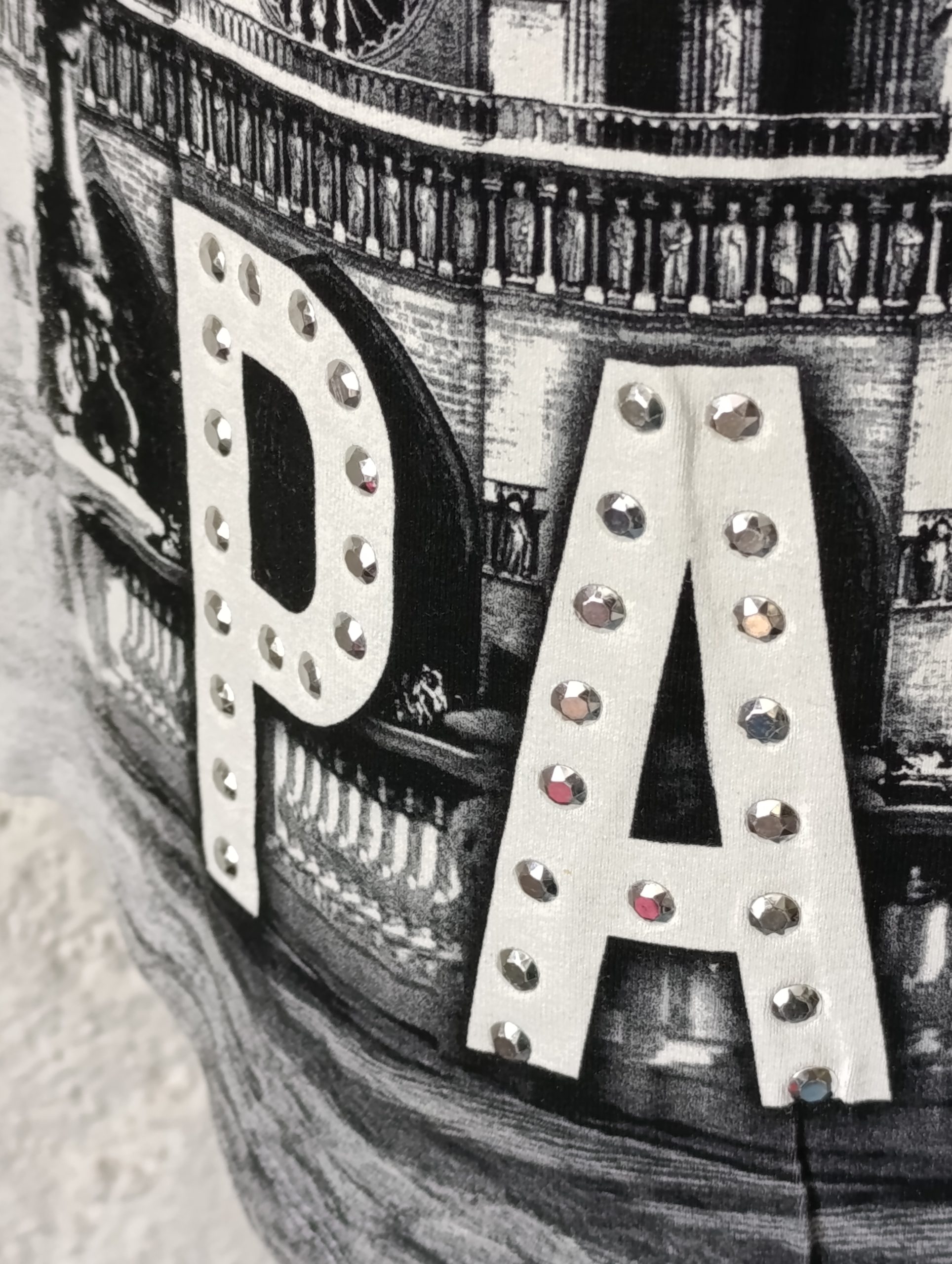 Débardeur long - "Hello Paris" - Taille 38-40 – Image 3