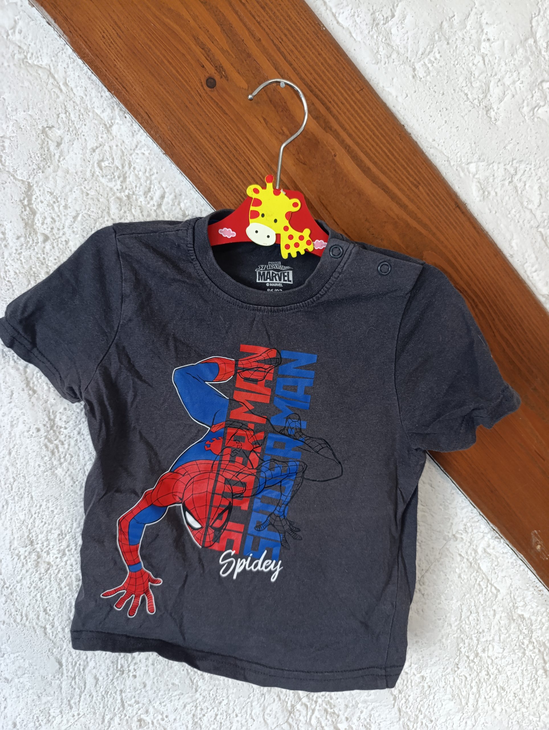 T-shirt Spider-Man Marvel - taille 86/92cm de face