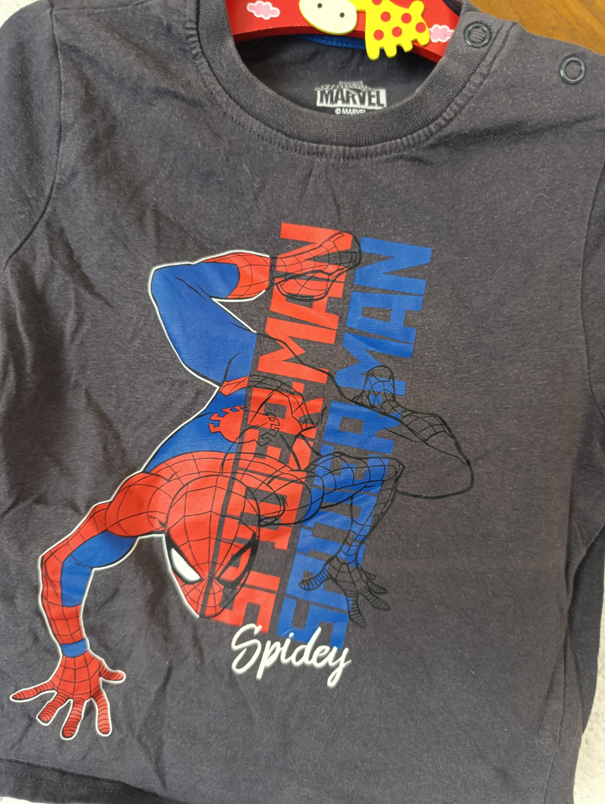 T-shirt Spider-Man Marvel - taille 86/92cm dessin