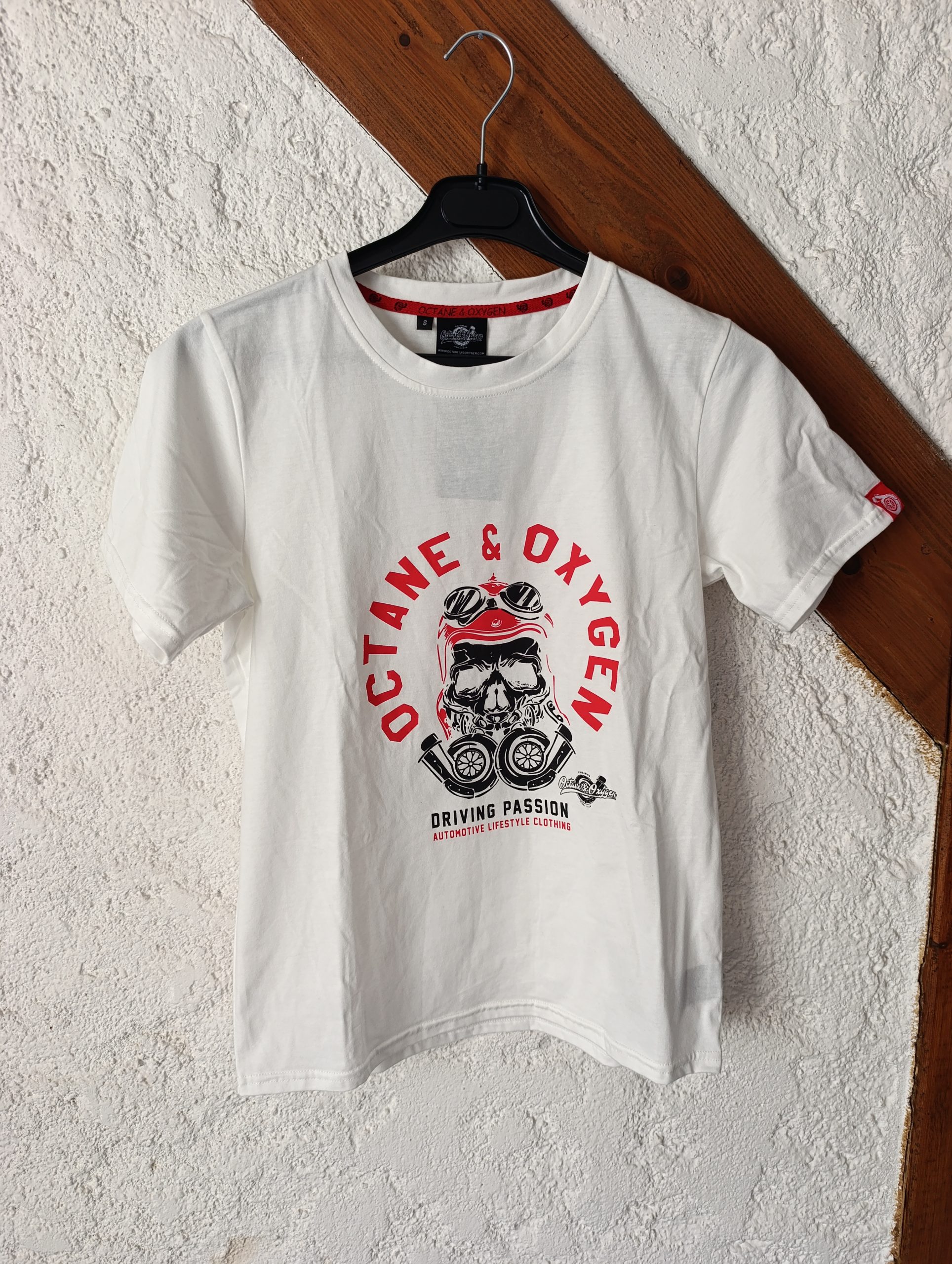 T-shirt manche courte - "Octane & Oxygen" Taille S de face
