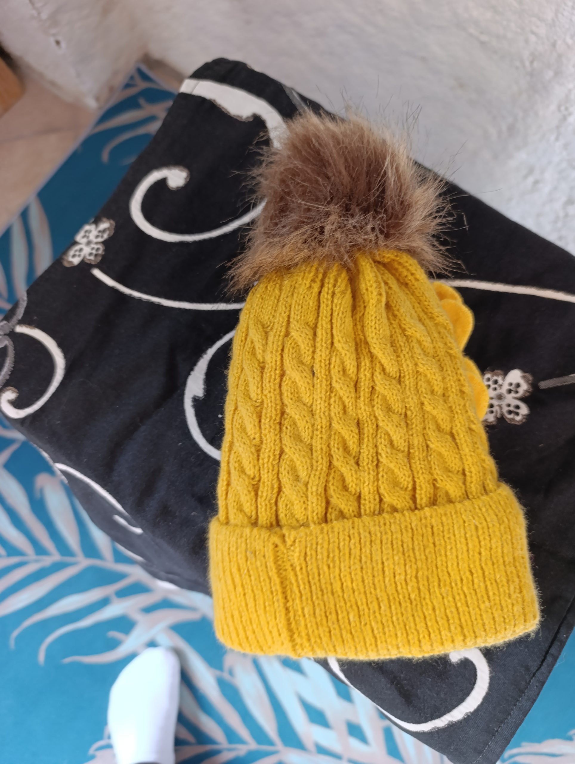 Ensemble bonnet + gants "Lil'Boo" enfant - Neuf de dos