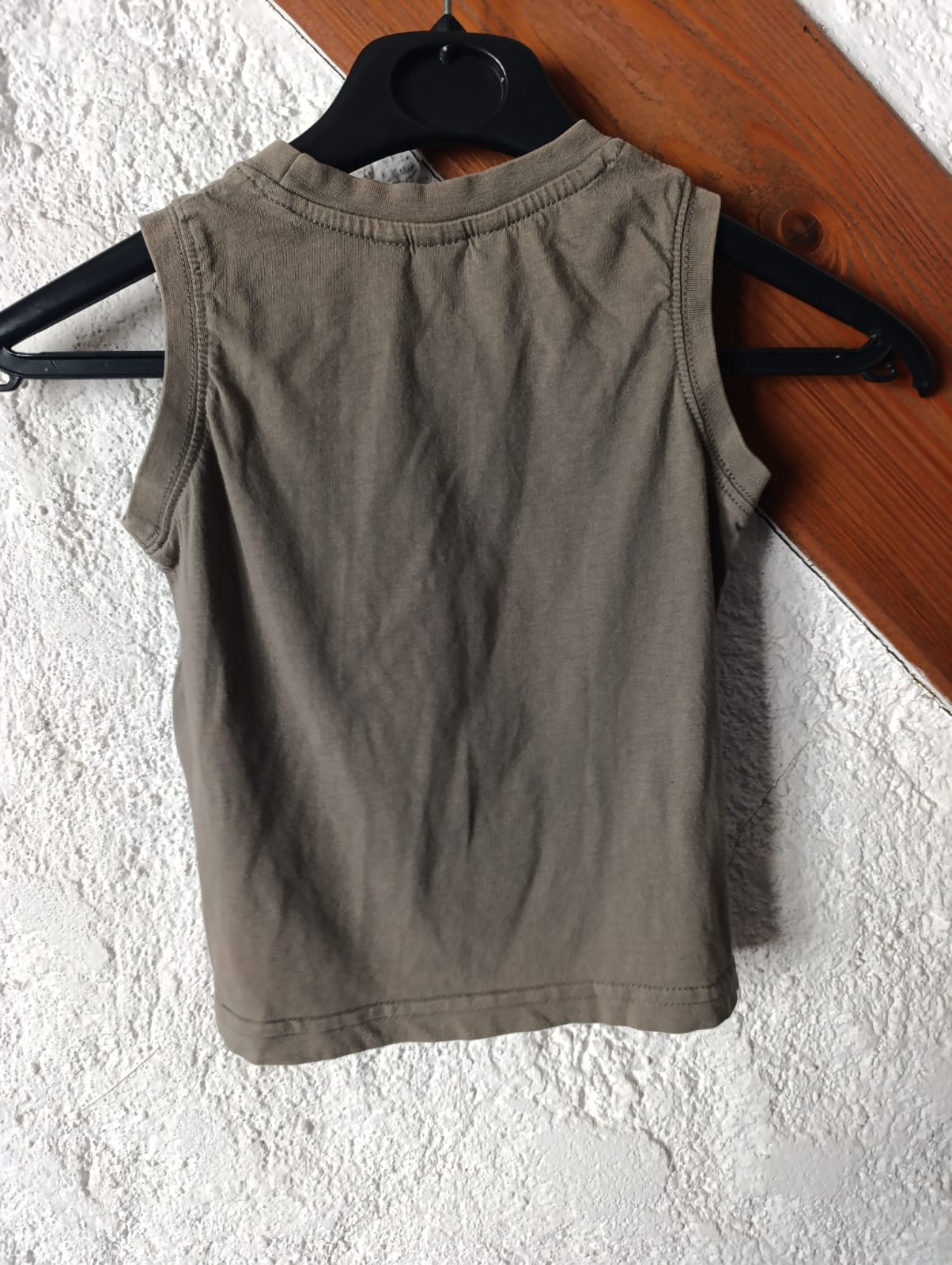 Débardeur vert kaki – "H&M" - Taille 1/2ans de dos