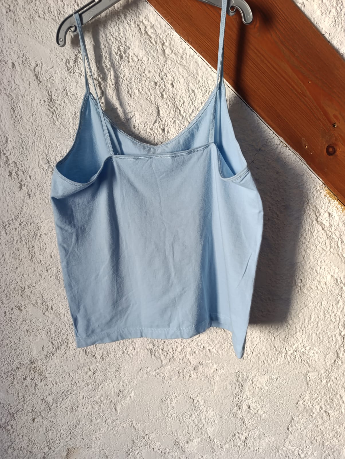 Débardeur à fines bretelles Bleu Ciel - Taille 44/46 de dos