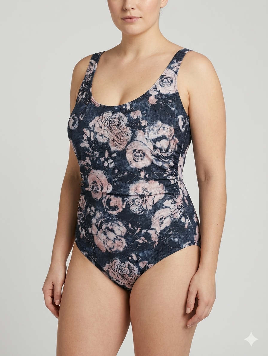 un maillot de bain post-mastectomie - "Kom" - Taille 46 - Neuf porté