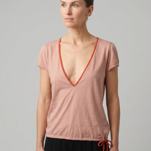 Top fluide - "Soft Grey" - taille 42 porté