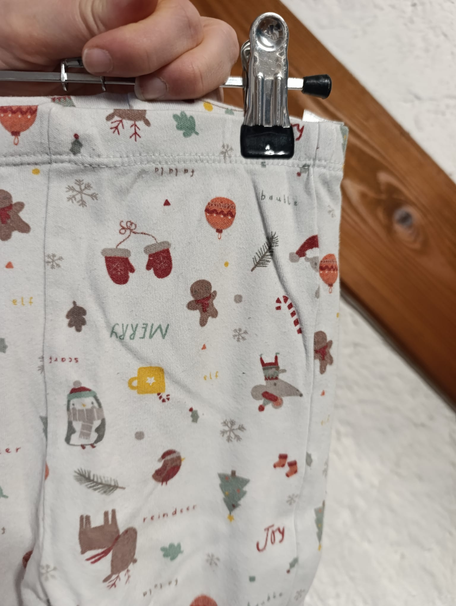 Pantalon de pyjama de Noël Bébé - "Nutmeg" - Taille 86cm motif