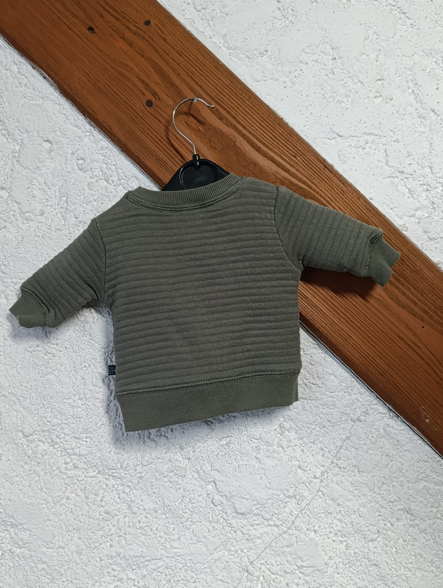 Sweat matelassé vert kaki - Taille 56cm de dos