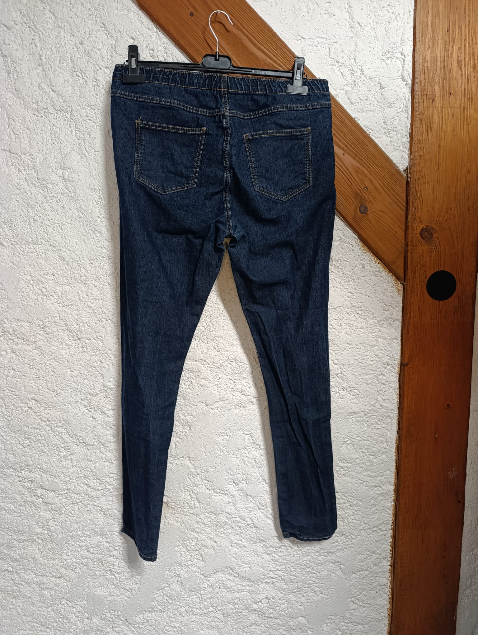Pantalon stretch taille élastique - "C&A" - Taille 44 de dos