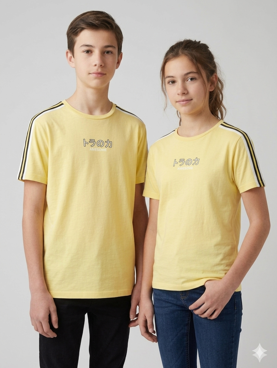 T-shirt - "Gémo" - Taille 12 ans porté