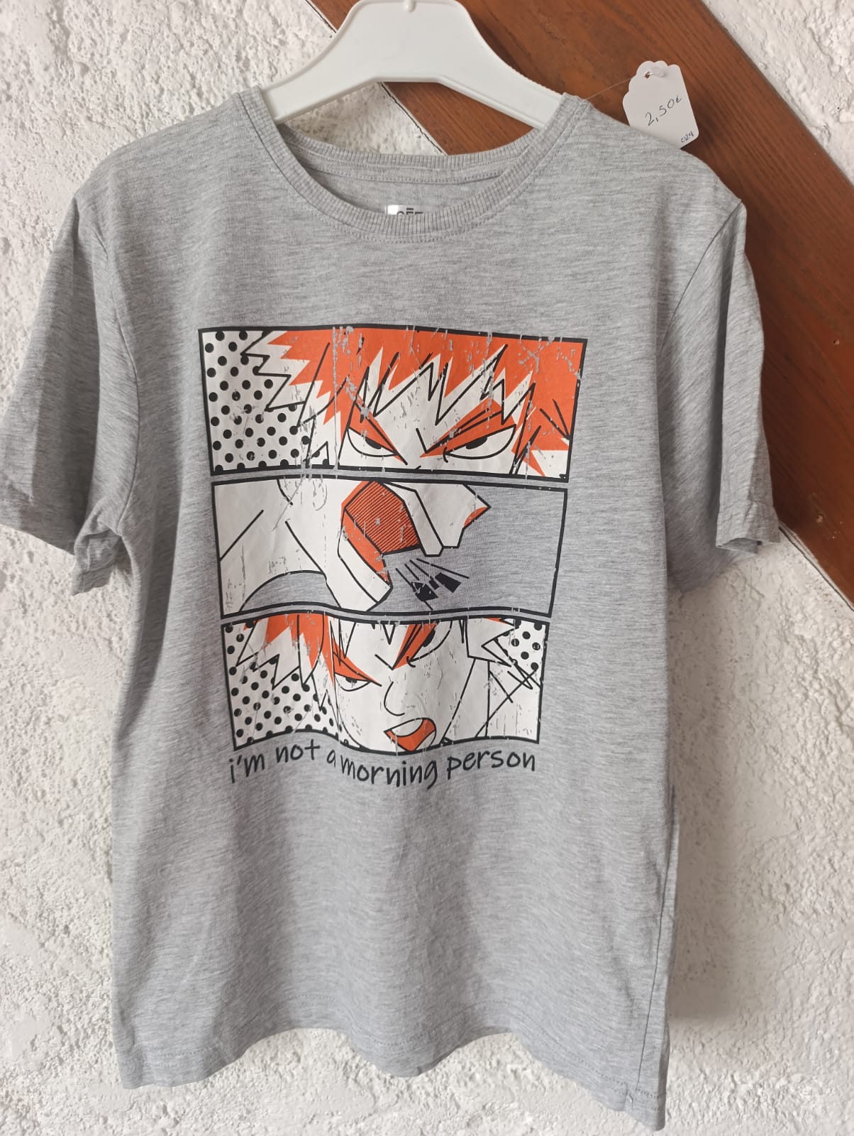 T-shirt manga - "Gémo" - Taille 12 ans de face